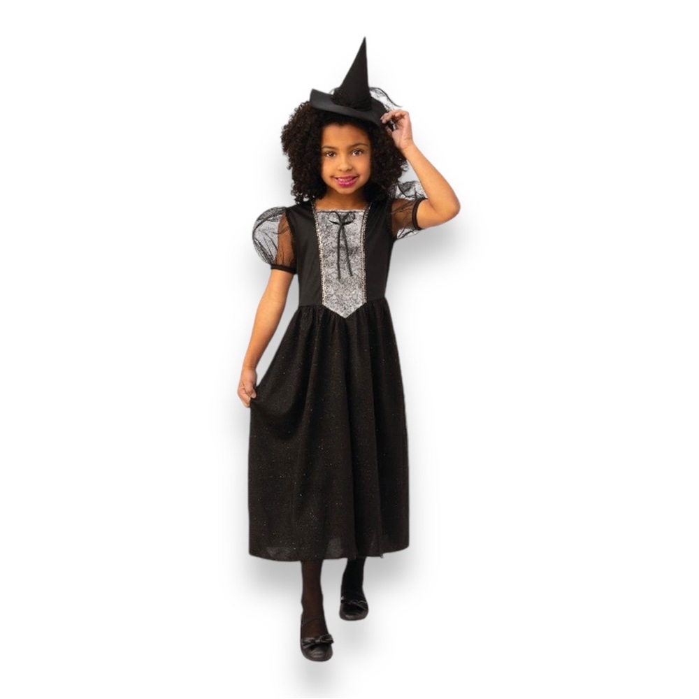 Rubies Black Witch Costume Child Size Small 3-4 year old (3t-4t)